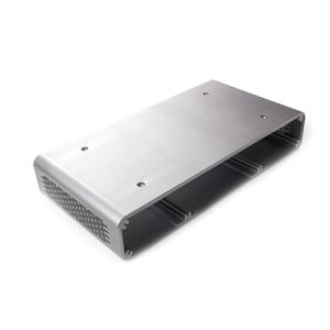 China Customized Audio Amplifier RoHS Extruded Aluminum Enclosure Box on sale