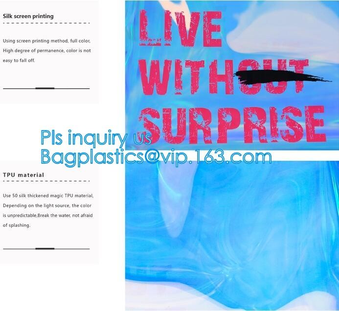 tote pvc stadium ladies bags handbag, bucket bags pvc transparent bags women handbags, laser shopping beach bag hologram