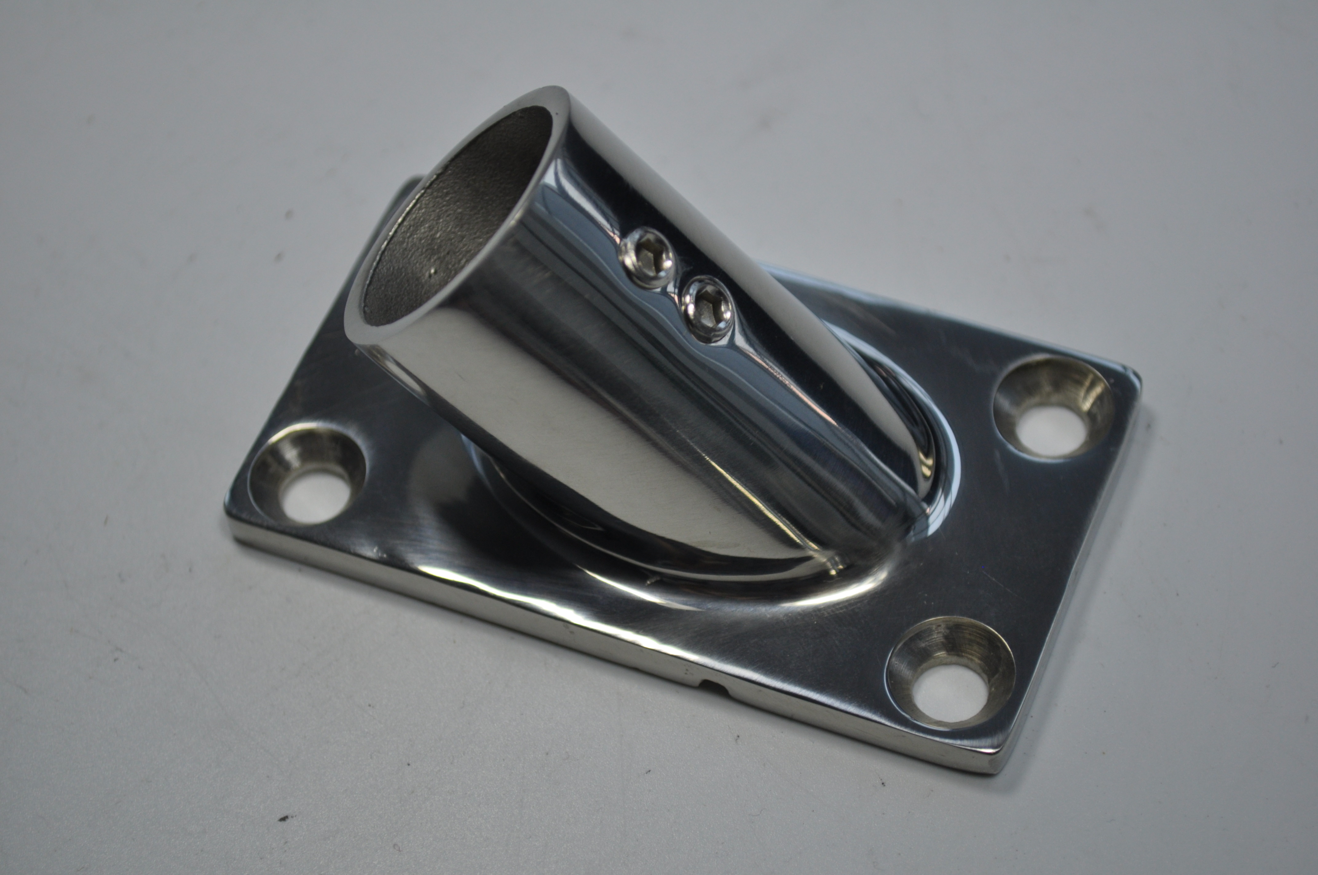 Boat Hand Rail Fitting-45 Degree Rectangler Base-Marine Stainless Steel