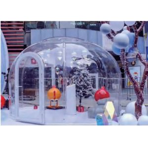 PC Bubble Panoramic Geodesic Dome Tent With Insulation