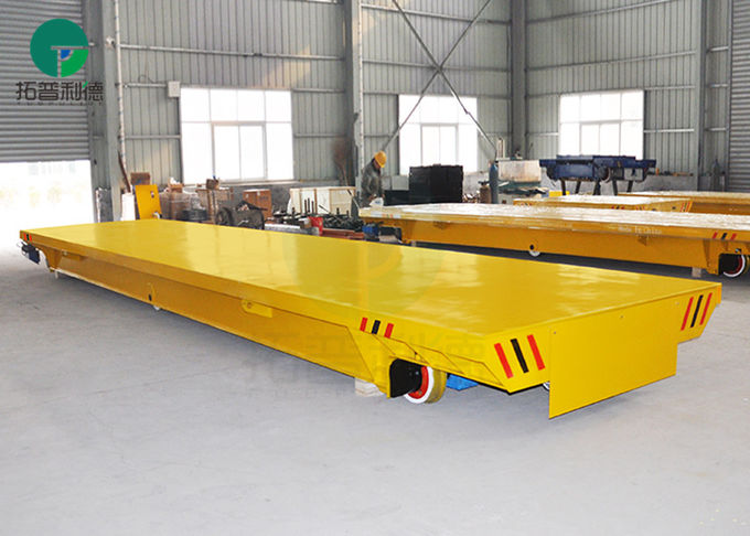 5-30 Ton Custom Steel Billet Transport Battery Transfer Cart With Manual Steering