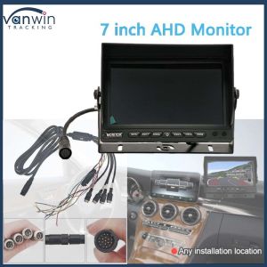 China AHD 1080P MDVR Monitor 7 Inch Split Display Monitor SD Card  Camera Rear View Reversing Kit for RV Motorhome Truck Bus on sale