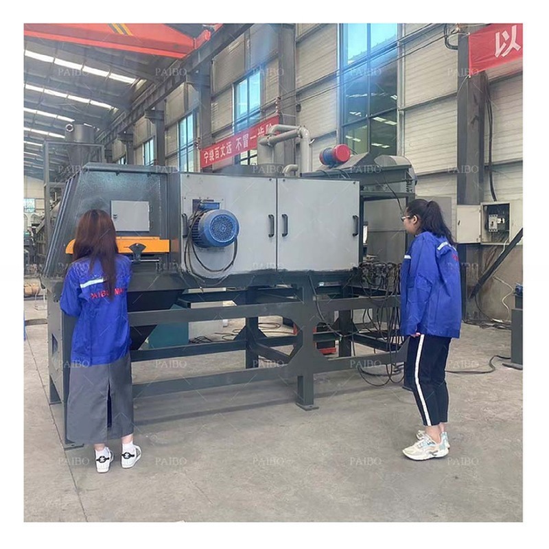Aluminum and Plastic Recycling Machine for Separation of Final Product