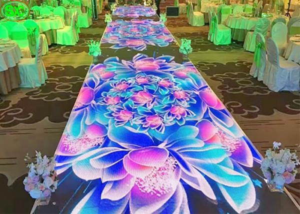 Single Colours Light-Up Dance Floor P 4.81 Led Dance Floor for Unforgettable and