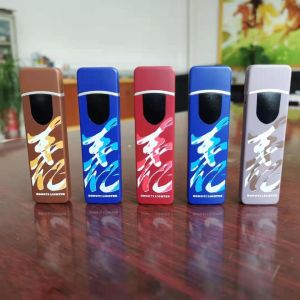 Custom Design USB Torch Lighter with Design and 8.2*2.3*0.95 cm