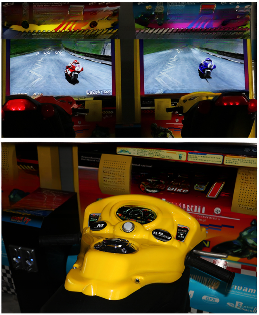 Dreamland 42LCD TT Motorcycle Arcade Game Machine Coin Pusher Type