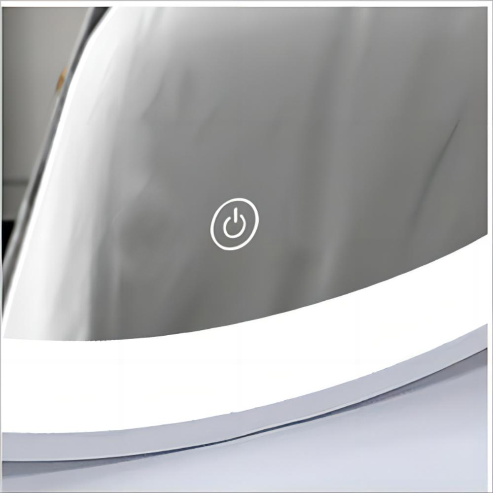 Compact Handheld LED Cosmetic Vanity Dressing Mirror For Makeup Individual Carton Packing