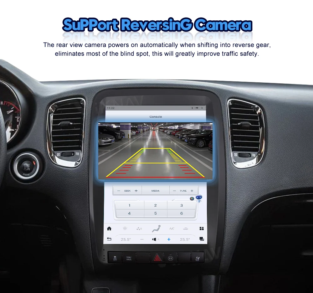 Touch Screen Car Radio For Dodge Durango 2011-2013 Android Auto Carplay GPS Navigation Multimedia Stereo Player