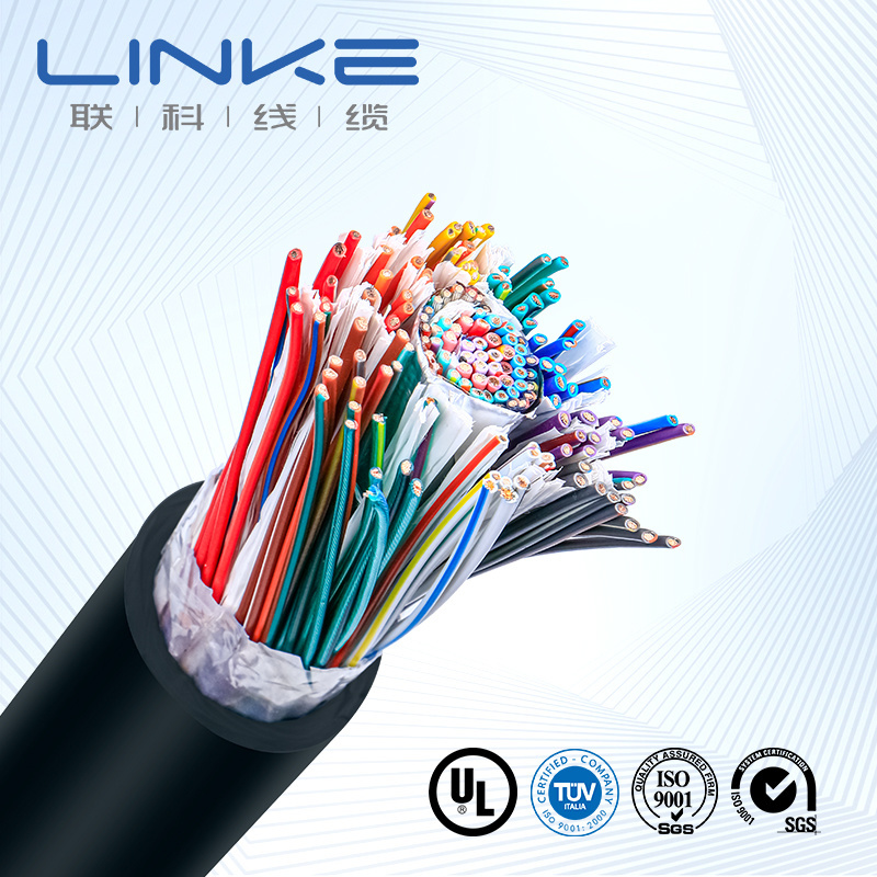 Type K Chromel Alumel Material Silcone Jacket Thermocouple Cable