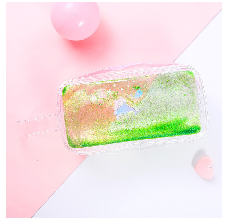 Candy Color Waterproof PVC Cosmetic Bag For Girls