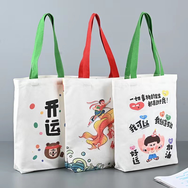 Customization Cotton Cloth Bag Fashion Canvas Bag With Handles