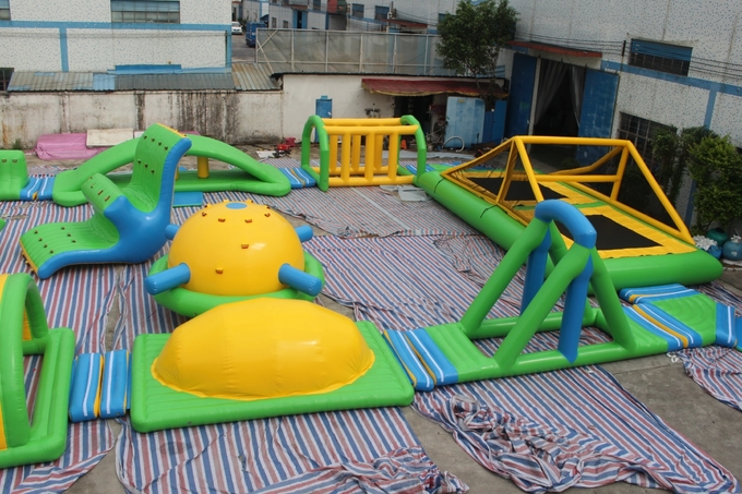 Factory Giant 0.9mm PVC Inflatable Water Park Floating Sea Or Lake Inflatable Aqua Park