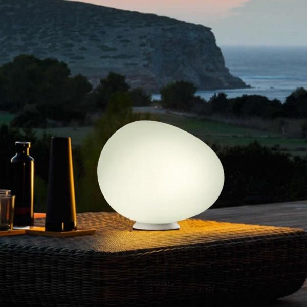 Italian Designer Table Lmap Modern Glass Table Lamps Night Bedside Gregg Lamp(WH