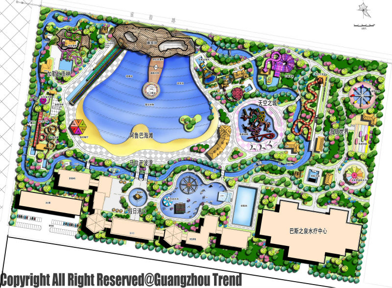 China tai'antheme theme adult amusement house hotspring water theme park resort equipment slides rides projects design p