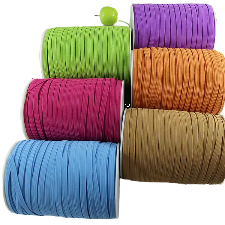 Polyester Braided Elastic Custom Color for Notebook with High Elasticity and