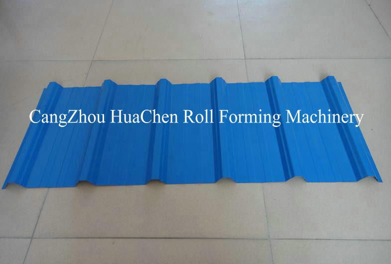Corrugated Galvanized Roofing Sheet Roll Forming Machines , High Efficiency