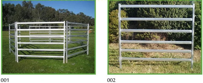 Welded 12 Foot Corral Panels Oval Tube Metal Corral Fence