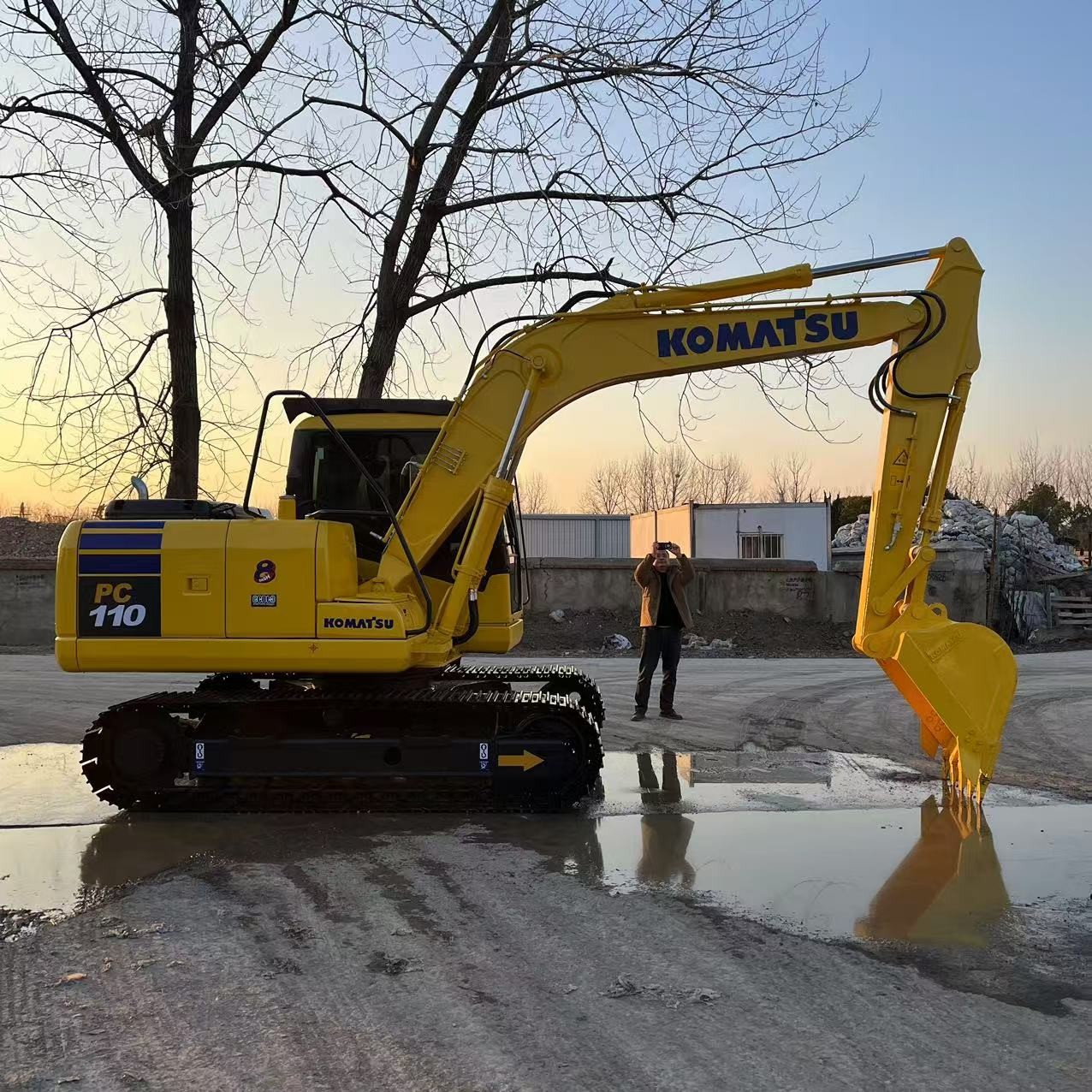 Construction Machinery Komatsu PC110 Crawler Used Excavators