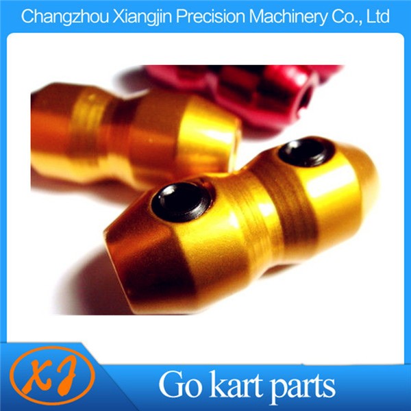 Adjustable Aluminium Anodised Go Kart Throttle Cable Clamp for Brake & Throttle OEM go kart spare parts