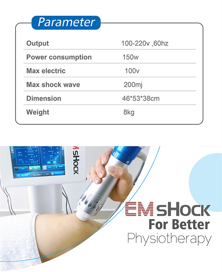 ESWT Radial Shockwave Machine Muscle Stimulation Pain Treatment