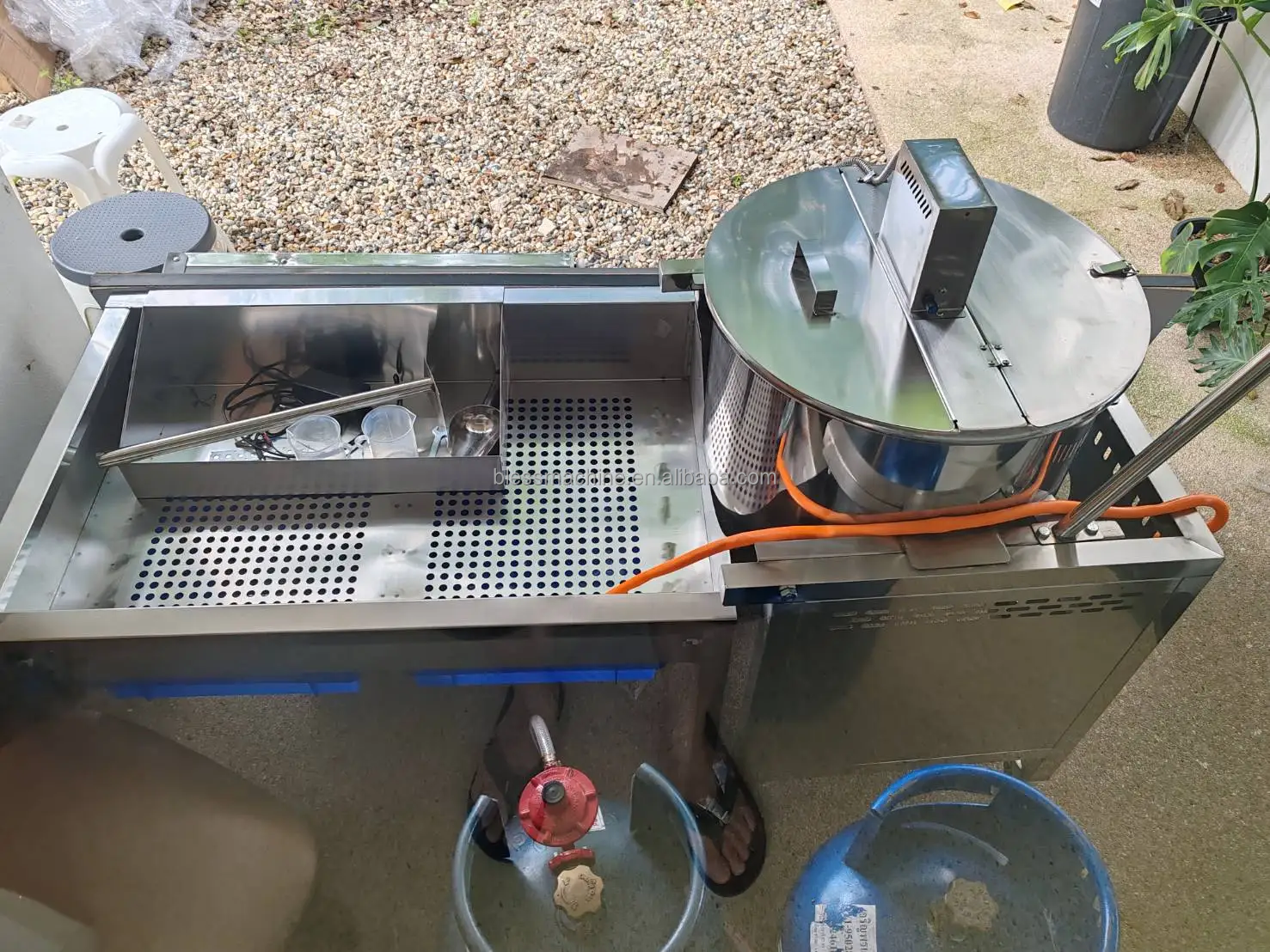 Stainless Steel Popcorn Maker Machine with Super Performance and Energy Saving