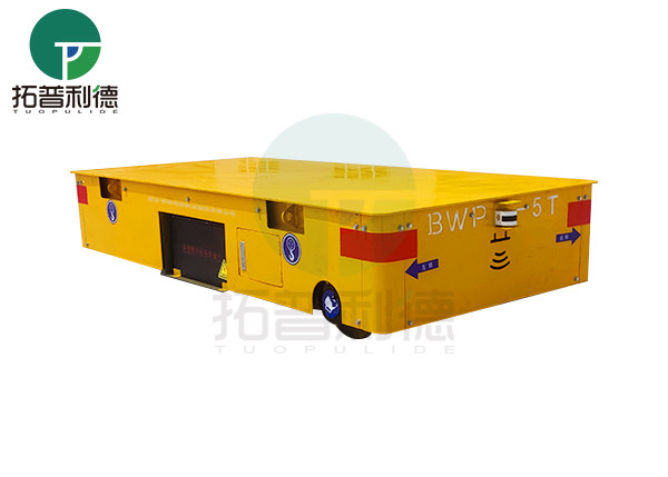 Workshop Apply 30 Tons Trackless Motorized Steerable Transfer Car