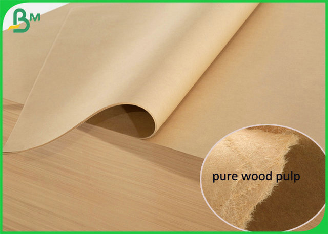 31inch Width Eco Kraft Wrapping Paper 80g 100g With Uncoated Type 