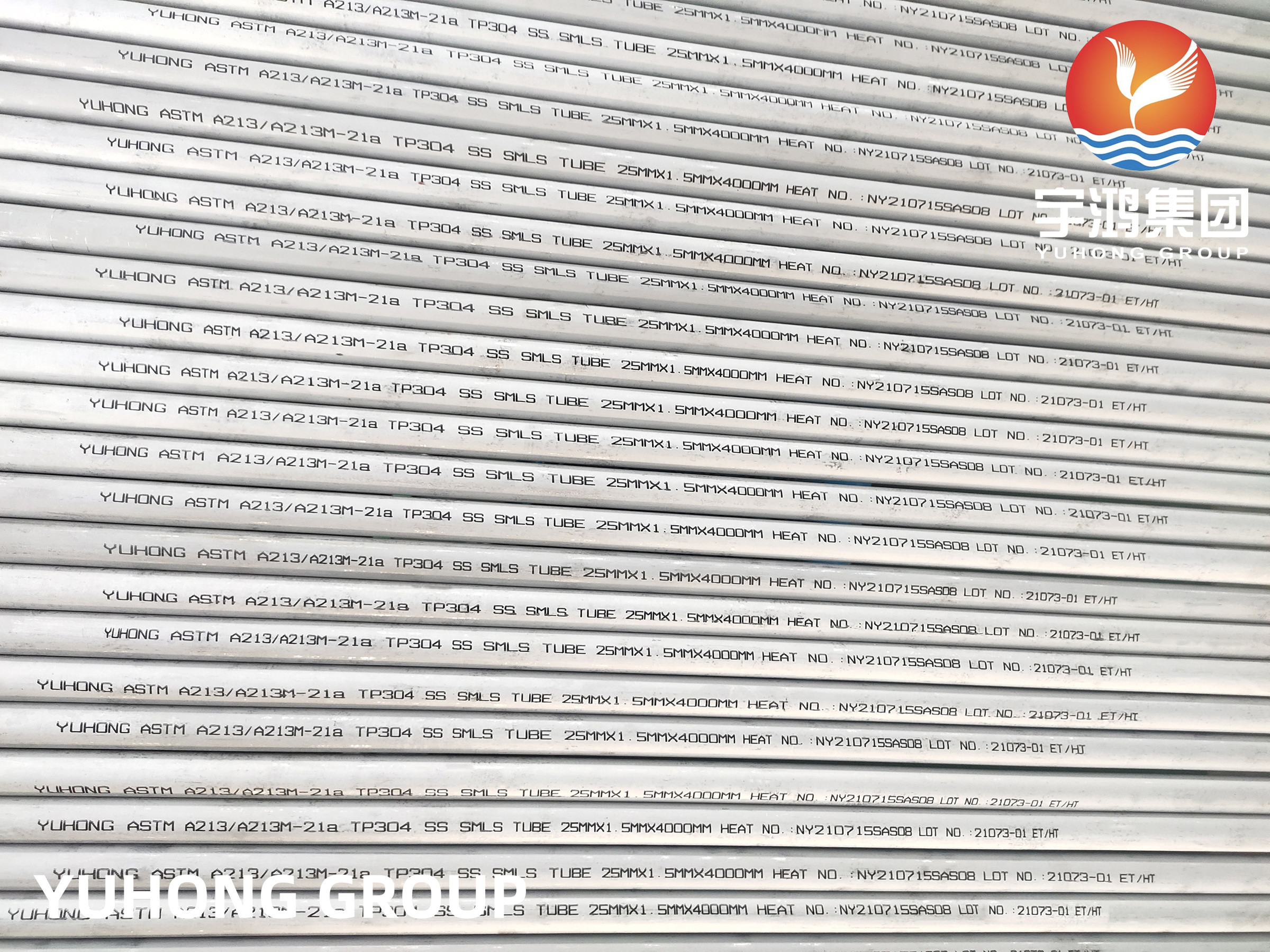STAINLESS STEEL SEAMLESS TUBE ASTM A213 TP304 TP316L MIN.WALL THICKNESS