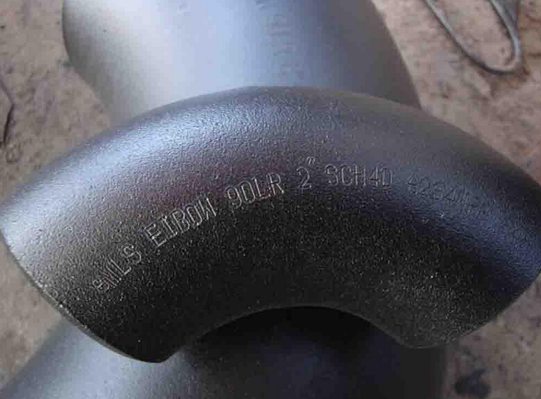 black steel elbow