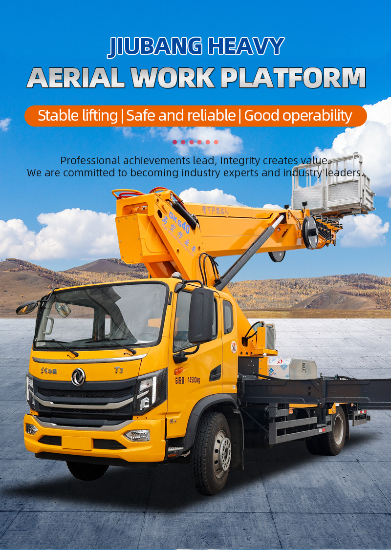 Hydraulic Bucket Lift Truck 40m Diesel aerial platform work vehicles for sale