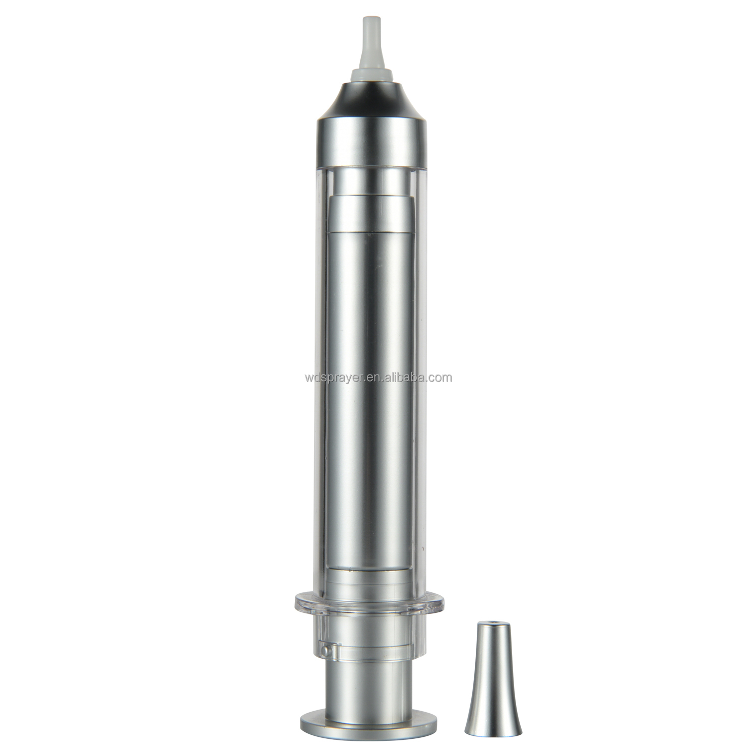 cosmetic syringe 10ml bottle /10ml eye cream bottle/10ml refillable bottle syringe airless bottle