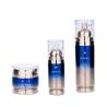 Buy cheap 120ml Blue Gradient Cosmetic Packaging Bottle Glass Empty Skincare Bottles For from wholesalers