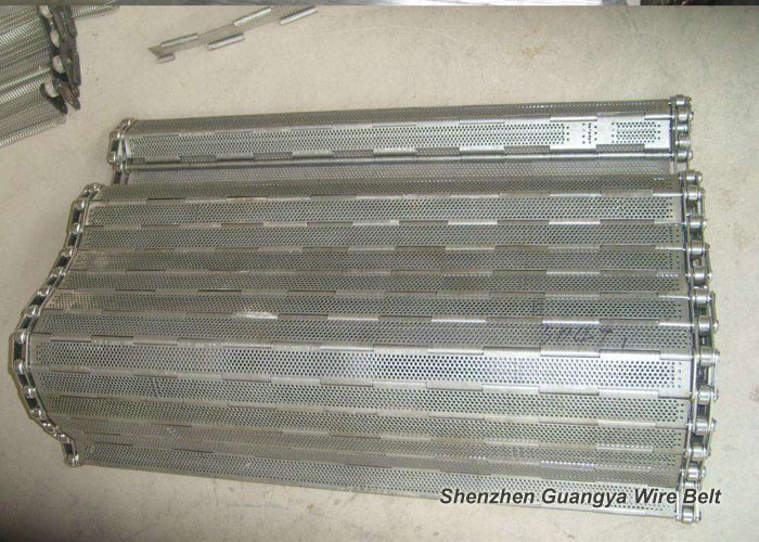 Anti High Pressure Chain Plate Conveyor , High Temperature Conveyor Belt Customized