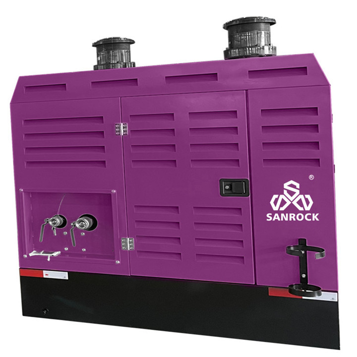 Small Rotary Screw Air Compressor Portable and 17bar Cooling Method Air or Water Cooled