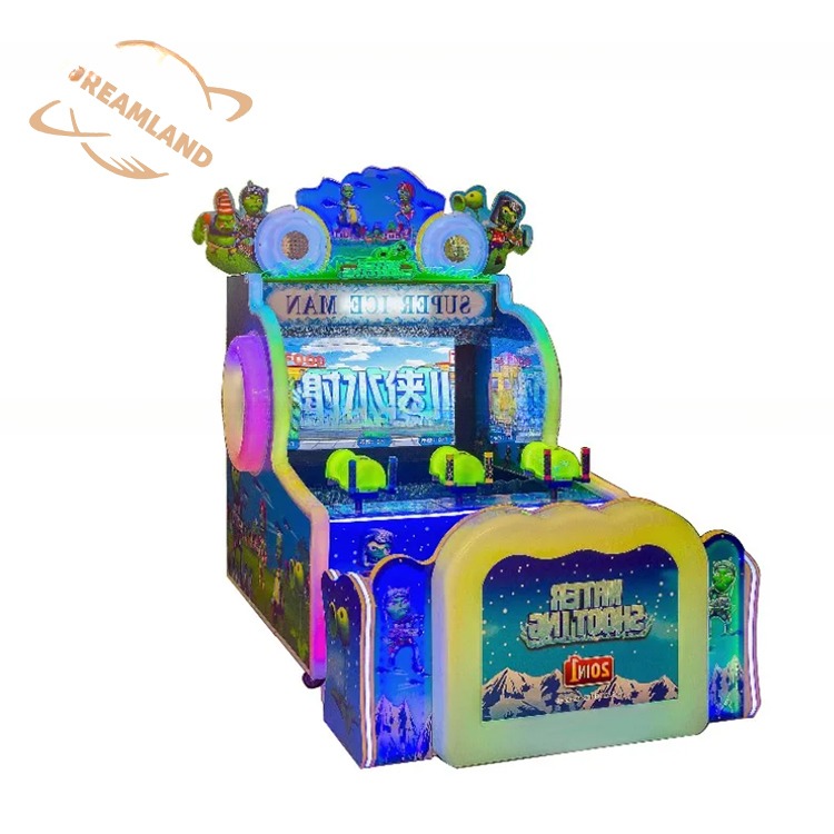 Dreamland Happy Ice Man water shooting redemption games indoor 25 in 1 lottery video water shooting game machine