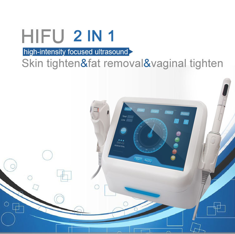 Hifu Vagina Tightening Machine HIFU Machine For Face Skin Care 2 Probes