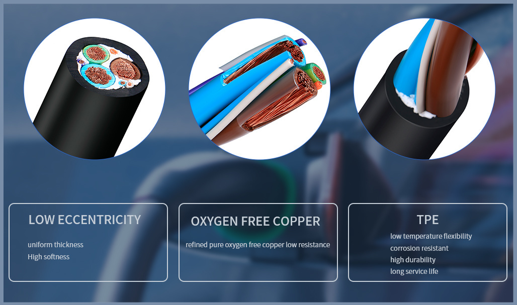 Green Energy Super Soft High Voltage Silicone Insulated Multicore EV Cable