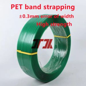 China High Tensile Resistance Sturdy Polyester Plastic Pet Strapping Roll Polyester on sale