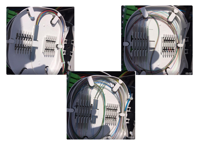 Multicore Splice Wall Mount Fiber Enclosure Overhead Drop Cable Anti Rusting