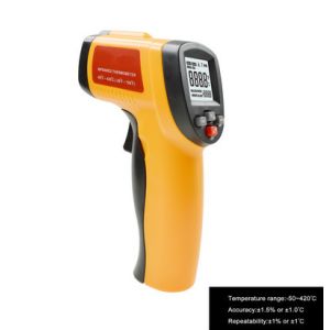 Handheld Infrared Thermometer, Laser Non contact Backlight IR thermometer IR300E