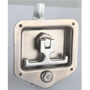 Recessed Folding Toolbox T Handle Lock RV Panel Polished With T Handle