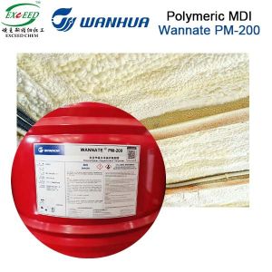 China Polymeric MDI Wanhua Wannate PM-200 As Polyurethane Foam on sale