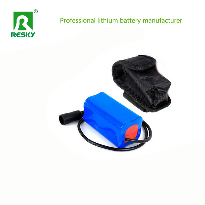 Rechargeable Lithium Battery Power Pack 18650 7.4V 4400mAh For Warm Carpet