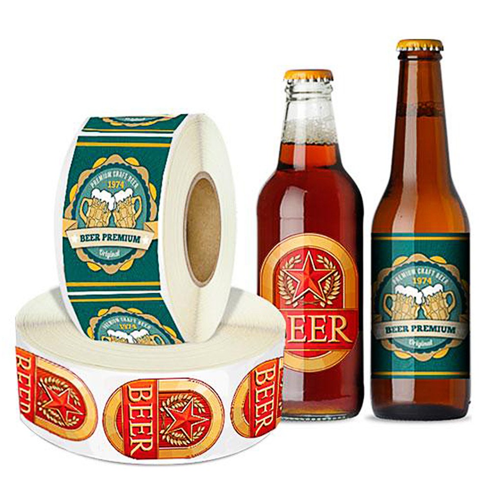 Vinyl Matt Paper Food And Beverage Labels Wine Private Label