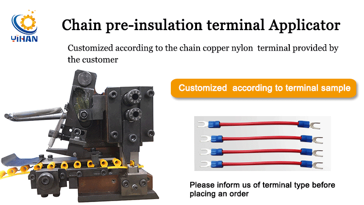 Convenient Copper Nylon Ring Terminal in Chain for Cable Pre-insulation European Tube