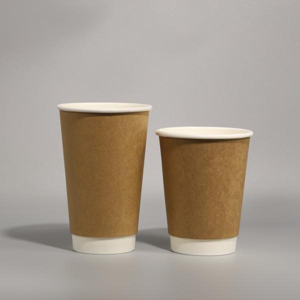 Customized Logo Eco Friendly Paper Cup Leak Proof Disposable Cup With Snap On