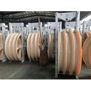 Construction 60KN 660mm Stringing Triple Pulley Block