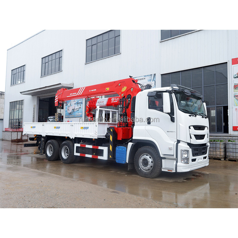 Manufacture Japan GIGA 1suzu 6x4 12 Ton Truck Crane