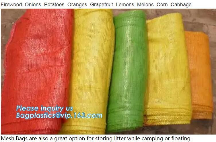 Reusable Solid Shopping Bag String Grocery Bag Shopper Cotton Tote Mesh Net Woven Portable Durable Shopping, BAGEASE