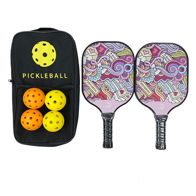 Usapa Pickle Ball Paddle Reinforcement Material Fiberglass Custom Pickleball Paddle